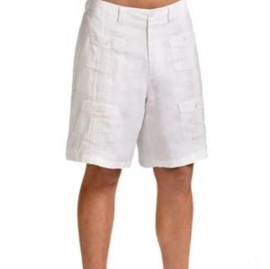 100% Linen Island Company Men's Batabano Short brand new